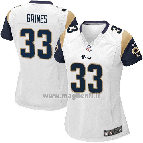 Maglia NFL Game Donna Los Angeles Rams Gaines Bianco